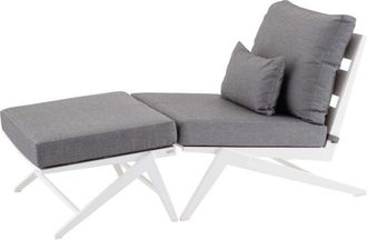 Schubiger M&ouml;bel Gartensessel + Hocker Jamie