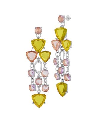 Sphera Milano Silver-Plated Cz Earrings