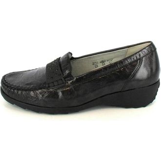 Waldl&auml;ufer Mokassin - Dames - Schoenen - Zwart - Maat: 38 1/2 EU Leer