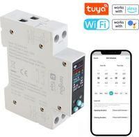 OEM Interruptor Inteligente Wifi Con Medidor Para Riel Din De 35 Mm, Medici&oacute;n De Energ&iacute;a Kwh, Temporizador, Control Mediante Aplicaci&oacute;n Prepago Tuya
