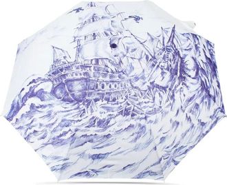 Moschino Ombrello pieghevole - Bianco