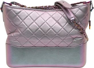 Chanel Borsa Hobo Pre-owned Vintage Trapuntata con Tracolla a Catena - - Pre-owned - Donna - Viola - ONE SIZE