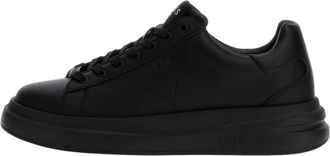 Guess Elba Sneaker - Heren - Sneakers - Zwart - 45 EU - Katoen - Schoenen