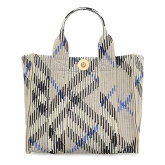 Burberry Check Motif Mini Tote Bag