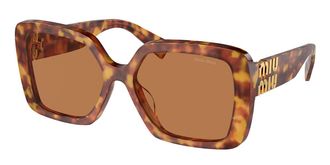 Miu Miu MU10YS 4BW2Z1 Womens Sunglasses Tortoiseshell Size 56