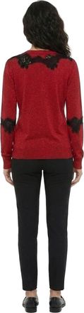 Dolce & Gabbana Bow-Embroidered Cardigan - Red