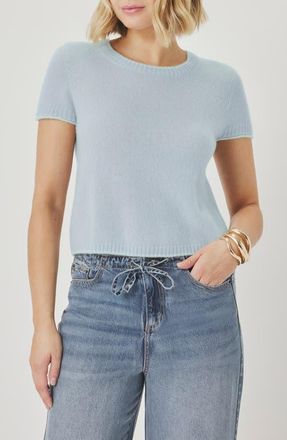 Splendid Emerson Tipped Sweater in Country Air/Light Mint at Nordstrom, Size X-Small