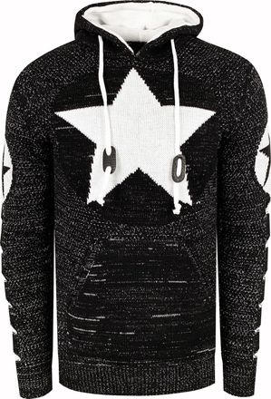 Rusty Neal Grof gebreide hoodie