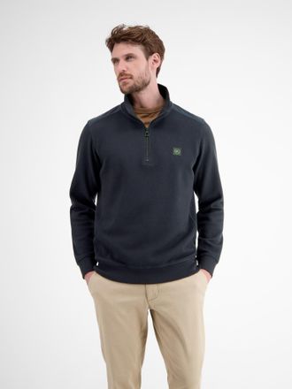 Lerros Sweatshirt LERROS, Herren, Gr. 3XL, foam wei&szlig;, Sweatware, Obermaterial: 83% Baumwolle, 16% Polyester, 1% Elasthan, unifarben, regular fit normal, ohne