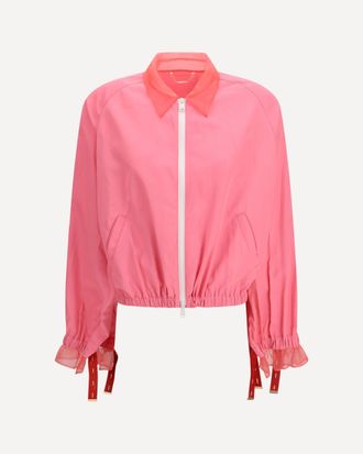Fendi Bomber in viscosa tecnica Woman 42