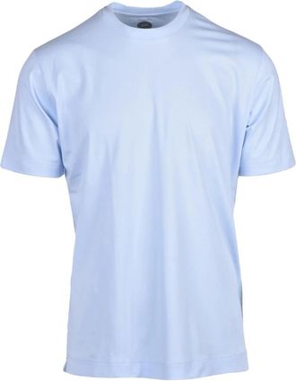 Mazzarelli Tops, Heren, Blauw, 2Xl, Katoen, T-shirts