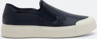 Ferragamo Gancini Slip-On Sneakers, Size 7.5