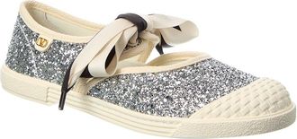 Valentino Bay By Bay Glitter Ballerina Sneaker