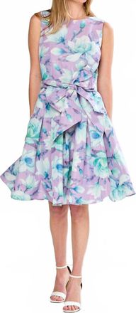 Sara Campbell Giselle Midi Dress In Lilac Floral