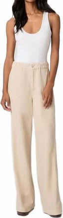 Paige Rumi Wide Leg Pant In Vintage Biscotti