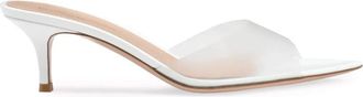 Gianvito Rossi Mules Elle 55mm - Bianco