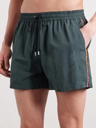 Paul Smith Straight-Leg Short-Length Recycled Swim Shorts