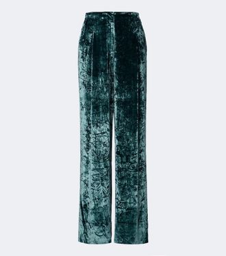 Ulla Johnson Elan velvet wide-leg pants