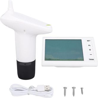OEM Sensor De Nivel Ultras&oacute;nico, Medidor De Profundidad De L&iacute;quidos Impermeable Ip65 Para Contenedores De Vino, Dise&ntilde;o Inal&aacute;mbrico, Funci&oacute;n De Alarma De T