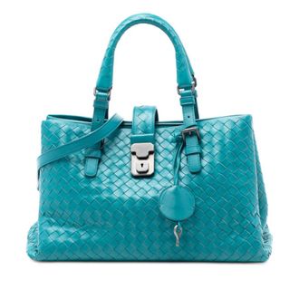 Bottega Veneta Pre-owned Bottega Veneta Small Nappa Intrecciato Roma Satchel Ladies 81HS00P21MZSNBEA
