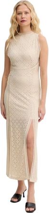 Guess New Liza Jurk - Dames - Casual kleedjes - Beige - XS - Kleedjes