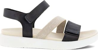 Ecco Womens Flowt 2 Band Sandal In Black