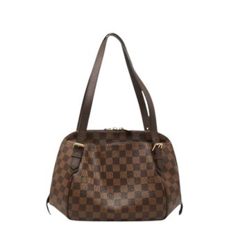 Louis Vuitton Pre-owned Shoulder Bags, female, Brown, Size: ONE SIZE Pre-owned Damier Tote Bag