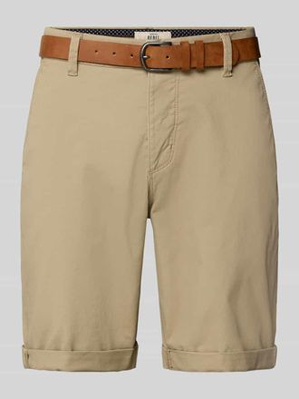 Redefined Rebel Shorts mit G&uuml;rtel Modell MIKE in Beige, Gr&ouml;&szlig;e XXL