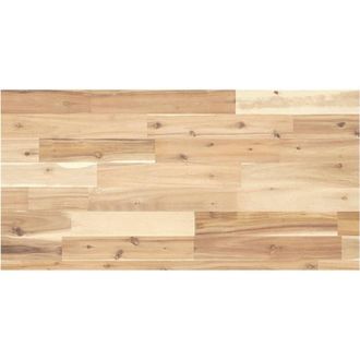 vidaXL Encimera Tocador Ba&ntilde;o Madera Maciza Acacia Sin Tratar 80x40x4cm Vidaxl