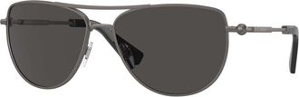Burberry BE3149 131687 Womens Sunglasses Silver Size 60
