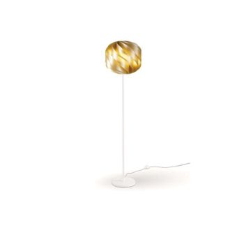 Linea Zero L&aacute;mpara Pie Base Metal Oro Nuevo Cm. 40x17h