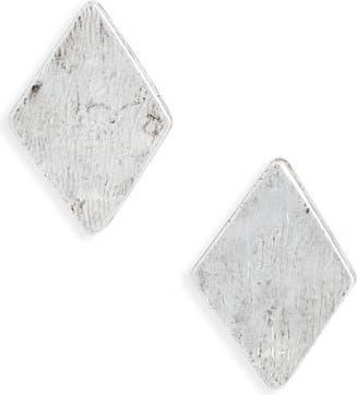 Karine Sultan Diamond Stud Earrings in Silver at Nordstrom Rack
