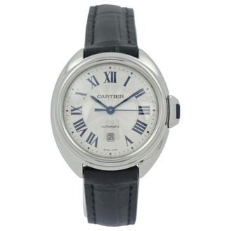 Cartier Pre-owned Cartier Cle De Cartier Silvered Flinque Dial Ladies Watch WSCL0016