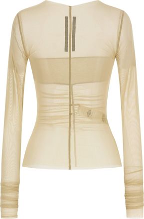 Rick Owens Womens Beige Nylon Shirt