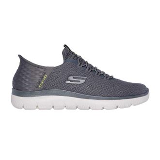 Skechers Mens Summits - Hoge Slip-In-sportschoenen (Houtskool)