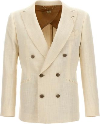 Maurizio Miri Heren, Jassen, Wit, Maat: 2XL Zijde