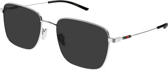 Gucci Grey Square Mens Sunglasses GG2097SK 001 58