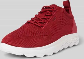 Geox Sneaker mit Schnürverschluss Modell SPHERICA in Rot, Größe 42