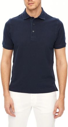 Gran Sasso Klassiek poloshirt - Heren - Polos - Blauw - 2XL - Katoen - Tops