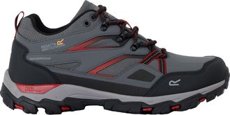 Regatta Mens Holcombe 3 Low Walking Boots (Briar/Rio Red) - Black - Size UK 10