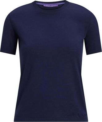 Ralph Lauren Collection Katoenen T-shirt - Blauw