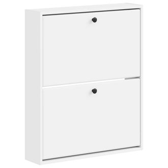 vidaXL Armario De Zapatos Montado En La Pared Breda 71 X 17 X 86 Cm Vidaxl