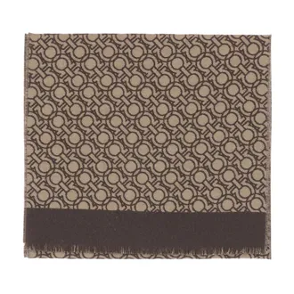 Ferragamo Gancini Scarf - male - Ferragamo - Winter Scarves - Multicolor - ONE SIZE - Accessories