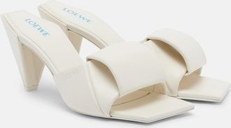 Loewe Origami leather mules