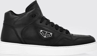 Philipp Plein Sneakers alte stringate in pelle liscia con punta traforata