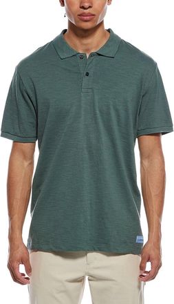 Scotch & Soda Panel Washed Slub Polo Shirt