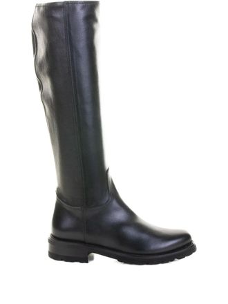 Lorenzo Masiero Stivali al ginocchio in pelle - Nero