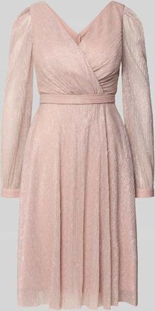 Troyden Collection Regular Fit Kleid in Wickel-Optik in Rose, Gr&ouml;&szlig;e 32