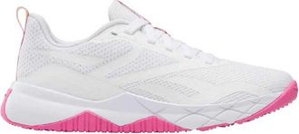 Reebok Womens NFX Trainer Sneaker, FTWR White/True Pink, 2.5 UK
