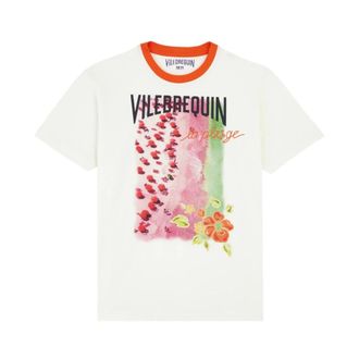 Vilebrequin Tops, Heren, Wit, 3Xl, Katoen, Portisol T-Shirt